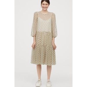 H&M Tulle Polka Dot Dress